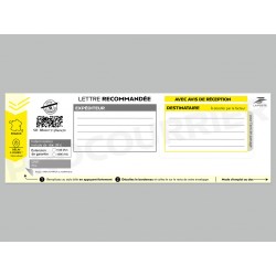Nouveaux recommandés avec accusé de réception