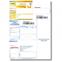 Recommandés A4 sans accusé de réception et avec code barre recto
