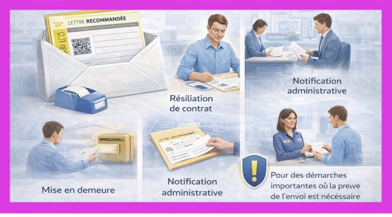 Quand utiliser un courrier recommandé ?