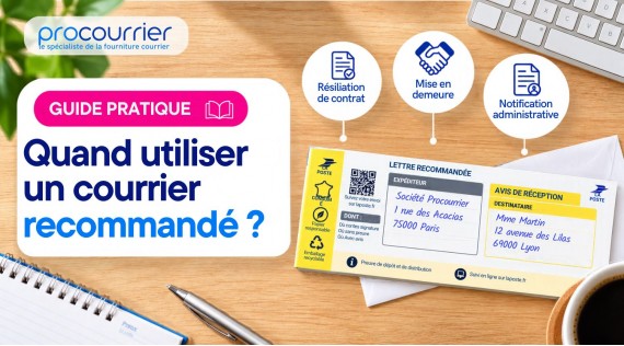 Quand utiliser un courrier recommandé ?