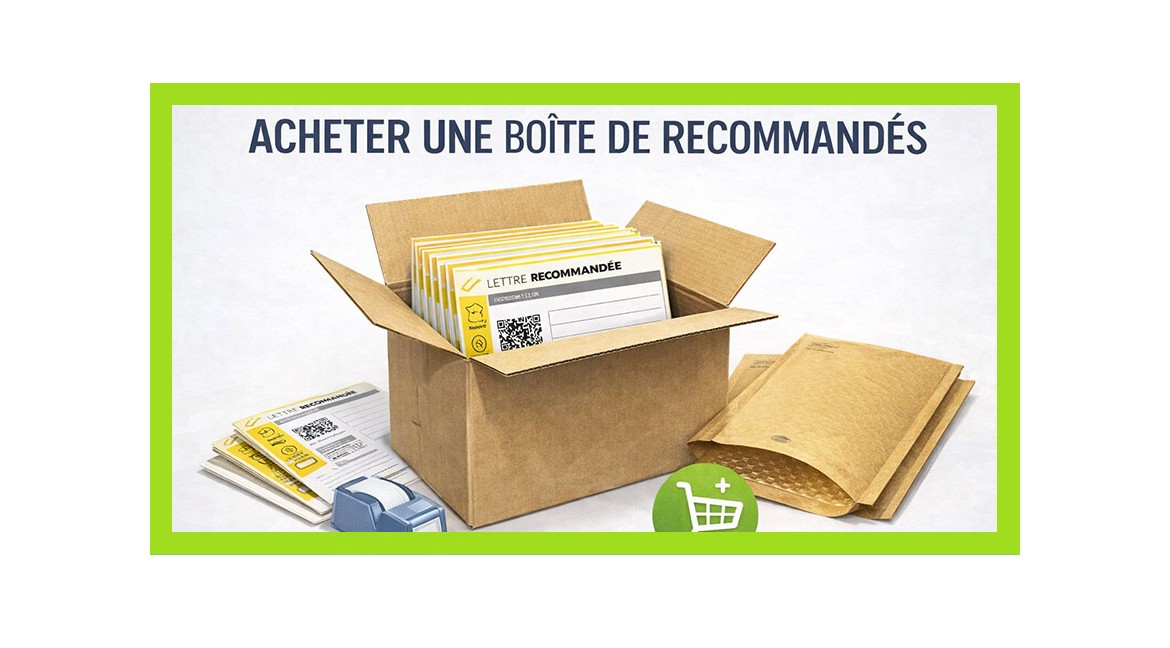 Acheter une boîte de recommandés
