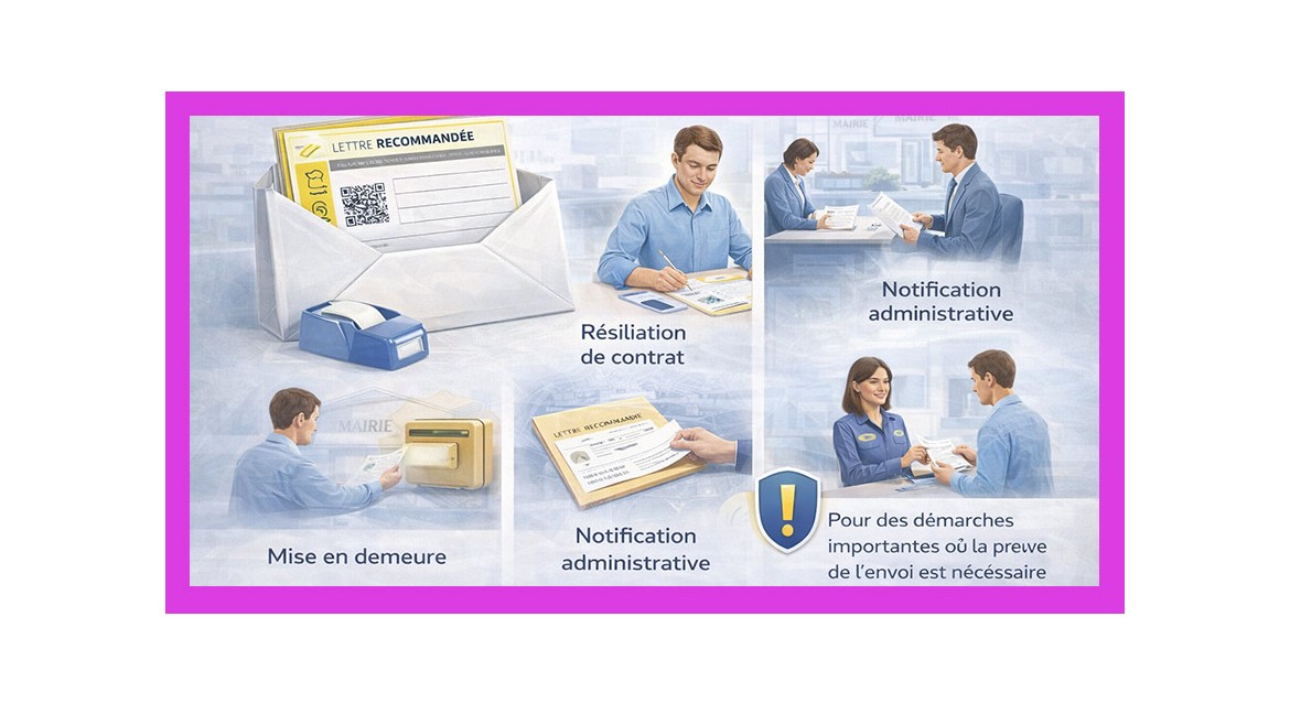 Quand utiliser un courrier recommandé ?