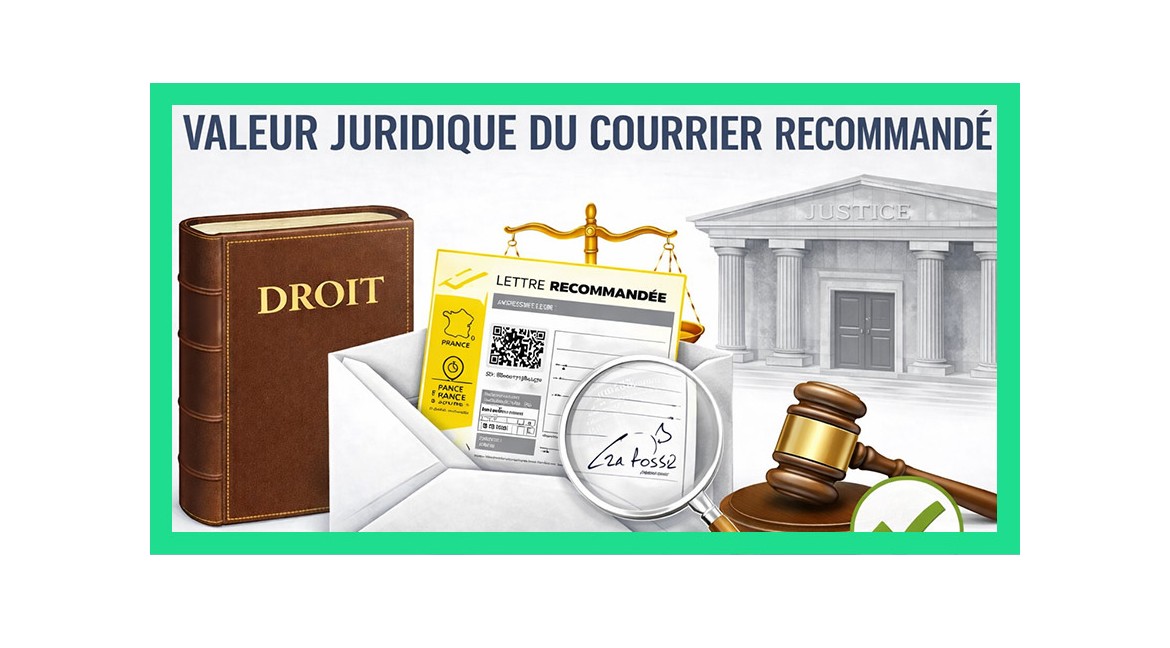 Valeur juridique du courrier recommandé